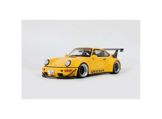 2024 ポルシェ 911 RWB Qeema イエロー/ GT SPIRIT  1/18 ミニカー