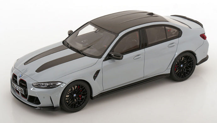 BMW M3 CS 2024 ライトグレーメタリック 1500台限定/ GT SPIRIT 1/18 ミニカー