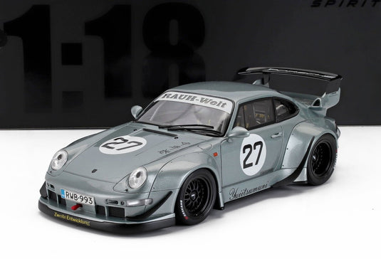 PORSCHE 911 993 RWB LIBERTY WALK N27 YUIITSU MUNI 2024 グレー/ GT SPIRIT 1/18 ミニカー