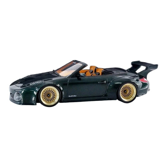 ポルシェ Old & New 東京オートサロン 2024 グリーン / GT Spirit 1/18 ミニカー