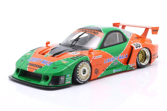 Mazdaマツダ RX-7 FD3S LB-Super Silhouette 2024 オレンジ/グリーン