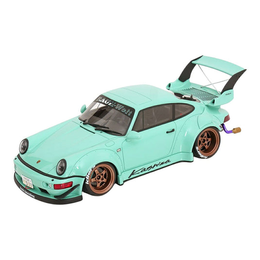 ポルシェ 911 RWB Kashiwa 2022 ターコイズ 1100台限定 / GT SPIRIT 1/18 ミニカー