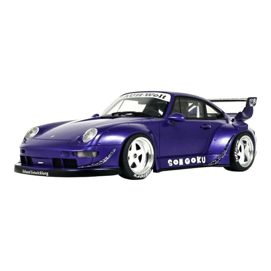 【予約】 Porscheポルシェ 911 993 RWB RAUH WELT SONGOKU クーペ 2024 パープル 限定版 / GT SPIRIT 1/18 ミニカー