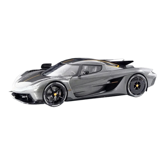 ケーニグセグ ジェスコ アブソリュート 0-400-0 km/h レコード 2024 グレー / GT Spirit 1/12 ミニカー
