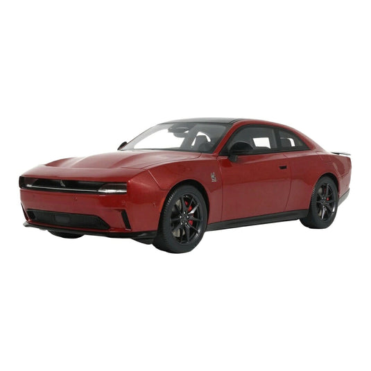【予約】 Dodgeダッジ Chargerチャージャー Daytonaデイトナ Scat Packスキャットパック 2025 レッド 限定版 / GT SPIRIT 1/18 ミニカー