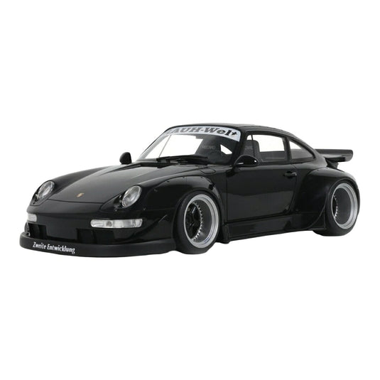 【予約】 Porscheポルシェ 911 993 RWB RAUH WELT クーペ 2012 ブラック 限定生産 / GT SPIRIT 1/18 ミニカー