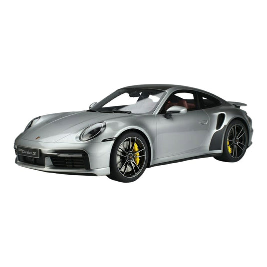 Porscheポルシェ 911 992.1 ターボS 2020 シルバー / GT SPIRIT 1/8 ミニカー