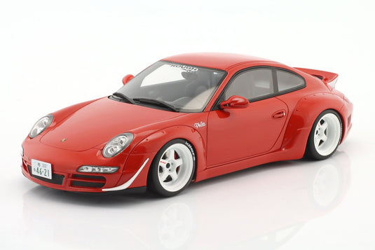 Porscheポルシェ 911 RWB Rauh-Welt Body Kit Aka Phila 2021 レッド / GT SPIRIT 1/18 ミニカー