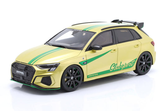 Audiアウディ S3 Y8 MTM 2022 イエロー / GT SPIRIT 1/18 ミニカー