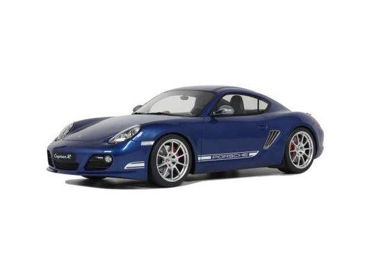 2012 ポルシェ ケイマン R レジンシリーズ アクアブルーメタリック/ GT SPIRIT  1/18 ミニカー