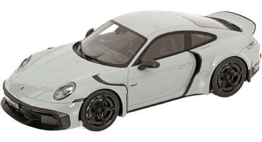 Porsche 911 (992) 2023 グレー ブラック/ GT SPIRIT 1/18 ミニカー