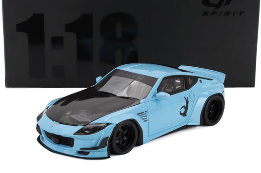 NISSAN フェアレディZ (Z35) クーペ 2025 チャイナブルーブラック / GT SPIRIT 1/18 ミニカー