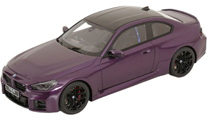BMW M2 2023 パープルメタリック ブラック/ GT SPIRIT 1/18 ミニカー