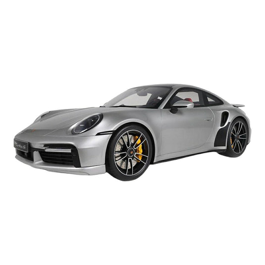 ポルシェ 911 (992) Turbo S クーペ 2020 シルバー 300台限定 / GT SPIRIT 1/8 ミニカー