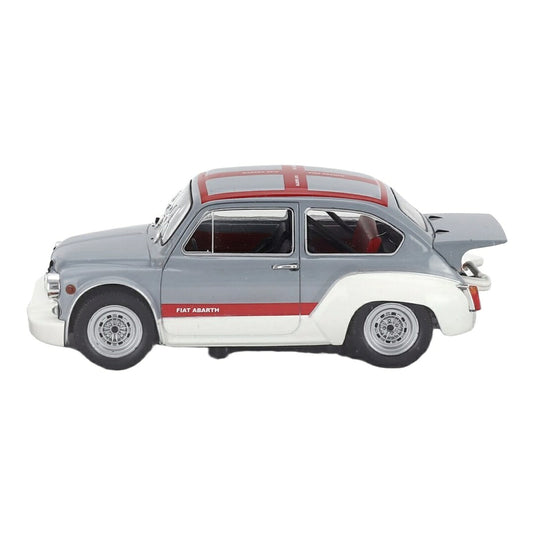 Fiatフィアット 600 Abarthアバルト 1000 Gr.2 1970 グレー/ホワイト/レッド アバルトコレクション / EDICOLA 1/24 ミニカー