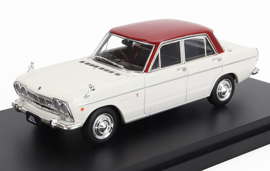 Nissanニッサン Princeプリンス Skylineスカイライン 2000 GTB (S54B 2) 1965 ホワイト レッド / EDICOLA 1/43 ミニカー