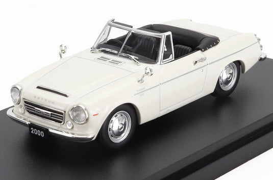 Datsunダットサン Fairladyフェアレディ 2000 (SE311) Cabrioletカブリオレ Openオープン 1967 ホワイト / EDICOLA 1/43 ミニカー