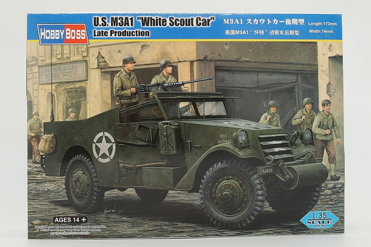 U.S. M3A1 "White Scout Car" Late Production/ HobbyBoss 1/35 模型
