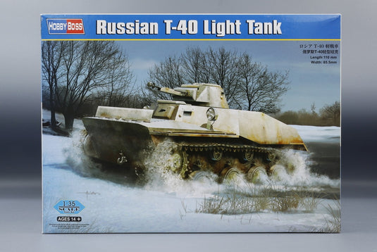 Russian T-40 Light Tank モデルキット/ HobbyBoss 1/35 模型