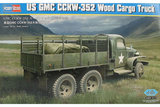 US GMC CCKW-352 Wood Cargo Truck モデルキット/ HobbyBoss 1/35 模型