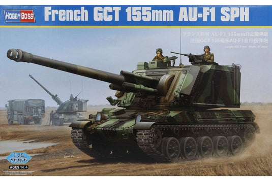 French GCT 155mm AU-F1 モデルキット/ HobbyBoss 1/35 模型