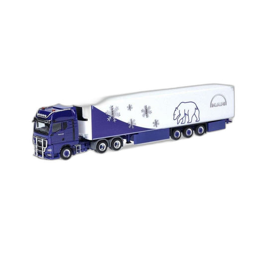 MAN LKW MAN TGX GX 6x4 リーファー セミトレーラー/ Herpa 1/87  模型 ミニカー