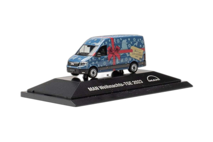 MAN クリスマス 2023 MAN TGE ボックス HD/ Herpa 1/87  模型 ミニカー