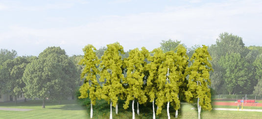 HOゲージ 鉄道模型 Heki 白樺の木 14cm 14本 birch trees