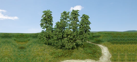 HOゲージ 鉄道模型 Heki 自然木 12本入 ダークグリーン Natural trees dark green 12 pcs