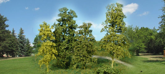 HOゲージ 鉄道模型 Heki 天然繊維の木と茂み ダークグリーン Natural fibre trees an bushes