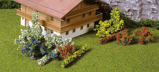 Nゲージ 鉄道模型 Heki 茂み 28個 1-6cm bushes
