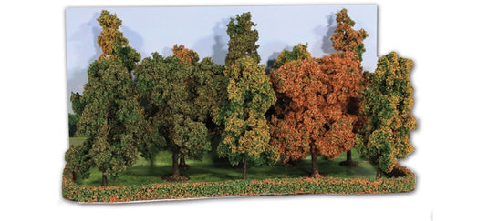 HOゲージ 鉄道模型 Heki 秋の森 樹木10本セット 10-14 cm autumnal forest 10 trees