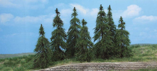 HOゲージ 鉄道模型 Heki モミの木 7本セット 7-11 cm Seven fir trees