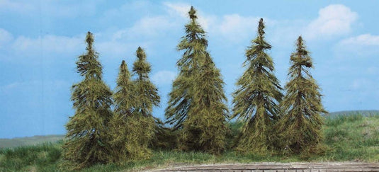 HOゲージ 鉄道模型 Heki カラマツ 7本入 7-11cm Seven larch trees 7-11 cm