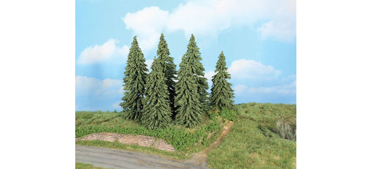 鉄道模型 Heki ウェザリング仕上げ トウヒ 6本入 14-18cm Weather spruces 14-18 cm