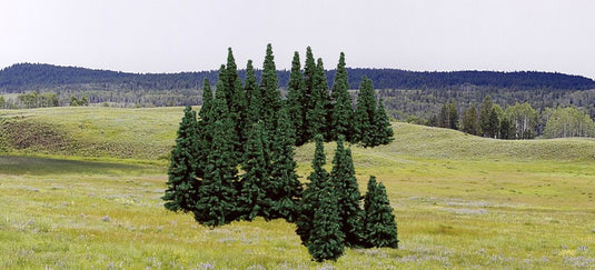 鉄道模型 Heki ヘキ 植込用トウヒ 100本セット 5-7cm Stick in spruces