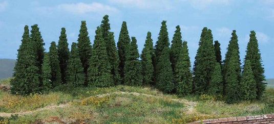 HOゲージ 鉄道模型 Heki モミの森 モミの木 40本 5-12cm fir forest