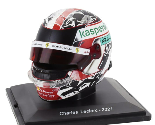 Helmetヘルメット F1 シャルルルクレール SF21 チーム Scuderiaスクーデリア Ferrariフェラーリ ミッションウィノー 2021 ブラッ SPARK-EDITION-CASCHI-DEI-PILOTI-FERRARI-COLLEC