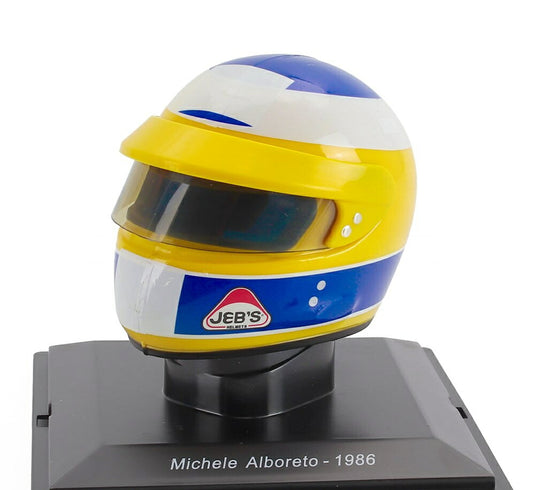 Helmetヘルメット F1 ミケーレアルボレート チーム Scuderiaスクーデリア Ferrariフェラーリ SEFAC F1 86 1986 イエロー SPARK-EDITION-CASCHI-DEI-PILOTI-FERRARI-COLLECT