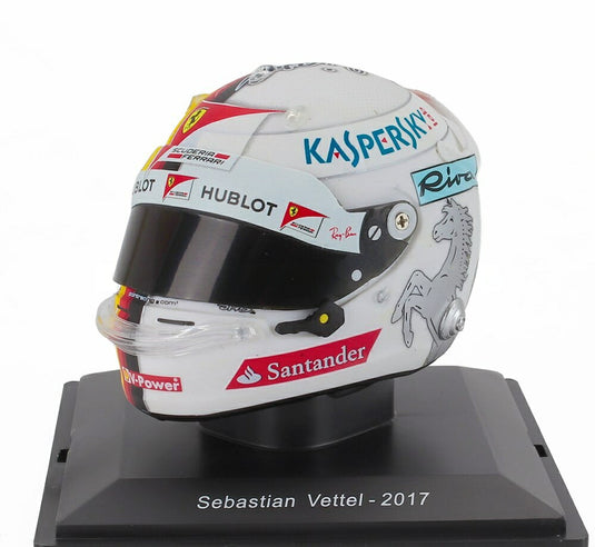 Ferrariフェラーリ ヘルメット F1 セバスチャン ベッテル SF70H 2017 レッド SPARK-EDITION-CASCHI-DEI-PILOTI-FERRARI-COLLECTION / EDICOLA 1/5 ミニカー