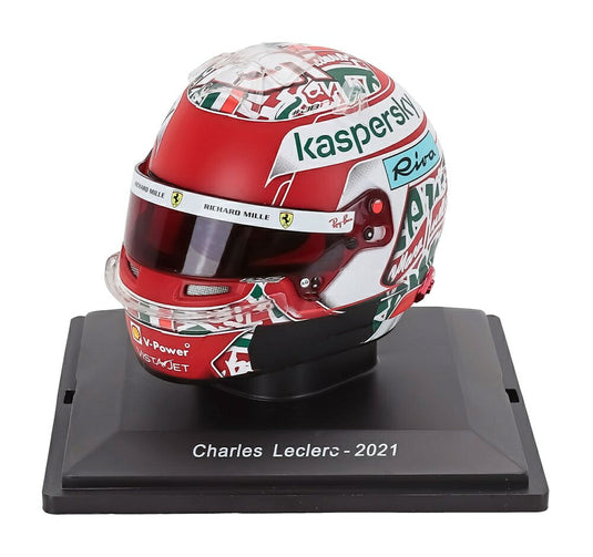HELMETヘルメット F1 ヘルメット シャルルルクレール チームフェラーリ SF21 エミリアロマーニャGP 2021 レッドホワイト SPARK-EDITION-CASCHI-DEI-PILOTI-FERRARI-COLLECTION / EDIC