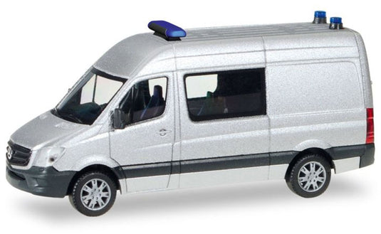 Mercedes-Benzメルセデスベンツ スプリンター バン シルバー 働く車 模型 モデル / Herpa 1/87 ミニカー 模型