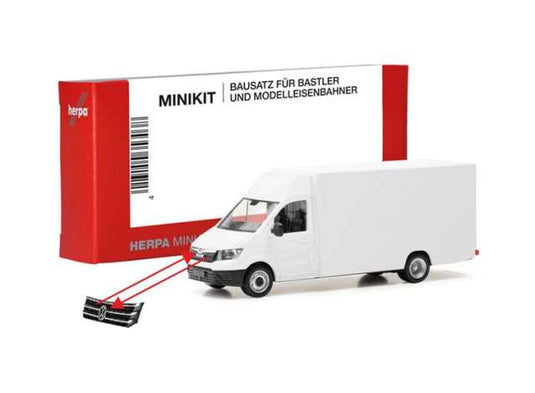 MAN TGE / VW クラフター ミニキット ホワイト ヘルパ 1/87 働く車 / Herpa 1/87 ミニカー