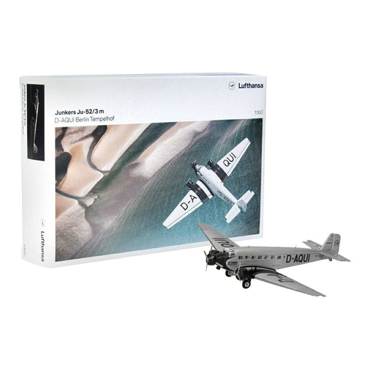 ルフトハンザ Lufthansa ユンカース Ju-52 D-AQUI / Herpa 1/160 飛行機模型 旅客機