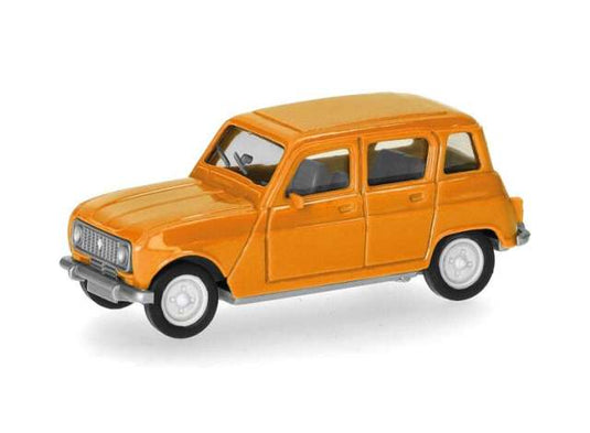ルノー R4 オレンジ Renault キャトル ミニカー ヘルパ 1/87 / Herpa 1/87 ミニカー