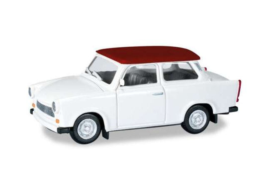 トラバント 601 リムジン ホワイト/レッド Trabant 601 ヘルパ 1/87 / Herpa 1/87 ミニカー