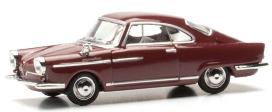 NSU スポルトプリンツ バーガンディ 旧車 模型 ダイキャスト モデル / Herpa 1/87 ミニカー 模型