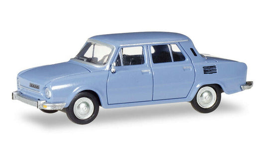 Skodaシュコダ 110 L ダブブルー 旧車 模型 ダイキャスト モデル / Herpa 1/87 ミニカー 模型