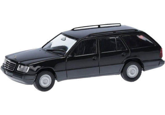 Mercedes Benzメルセデスベンツ E-Class T-Modell (124) black ミニカー /Herpa 1/87