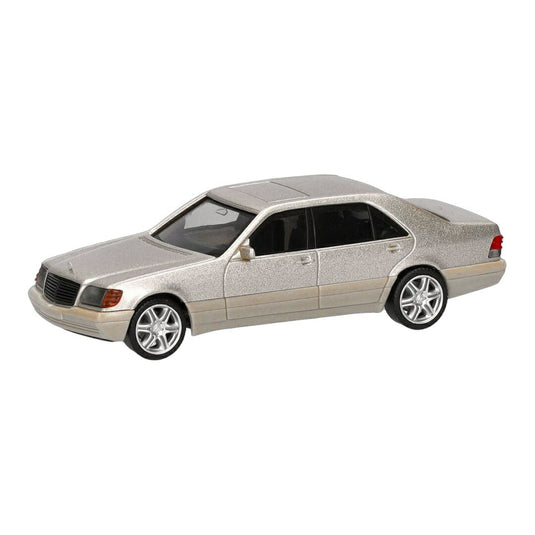 メルセデス・ベンツ 600 SEL V12 メタリックスモークシルバー セダン / Herpa 1/87 ミニカー